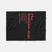 Couverture Polaire Feminine Urge Une Marche (Devant (Horizontal))