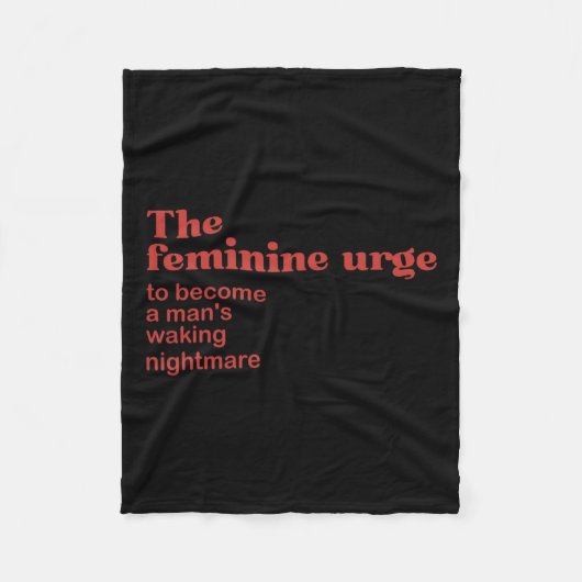 Couverture Polaire Feminine Urge Une Marche (Devant)