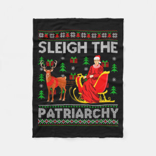 Couverture Polaire Féministe Ruth Bader Ginsburg Rbg Noël Traîneau Le