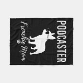 Couverture Polaire Femme Aster Frenchie Maman Chemise Drôle Chien Ama (Devant (Horizontal))