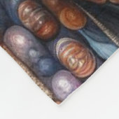 Couverture Polaire Femme avec ornementation tribale élaborée (Coin)