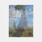 Couverture Polaire Femme avec Parasol, Monet (Devant)