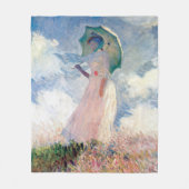 Couverture Polaire Femme avec un parasol, Claude Monet (Devant)