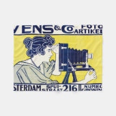 Couverture Polaire Femme caméra, photographe, Van Caspel (Devant (Horizontal))
