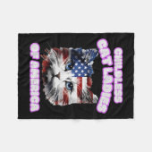 Couverture Polaire Femme De Chat Sans Enfant Pour Kamala (Devant (Horizontal))