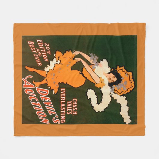 Couverture Polaire Femme de la vente aux enchères du diable dans le (Devant (Horizontal))