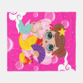 Couverture Polaire Femme de Mermaid chinoise (Devant (Horizontal))