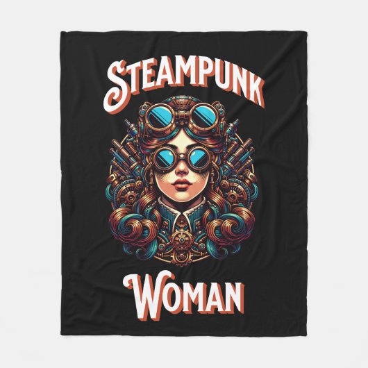Couverture Polaire Femme de Steampunk (Devant)