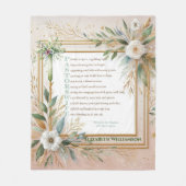 Couverture Polaire ✝️ Femme du pasteur épouse apprécient Merci cadeau (Devant)