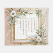 Couverture Polaire ✝️ Femme du pasteur épouse apprécient Merci cadeau (Devant (Horizontal))