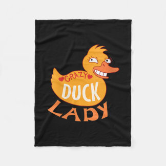 Couverture Polaire Femme Duck Lady Duck Duckkké Et Duckky