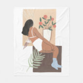 Couverture Polaire Femme en repos (Devant)