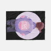 Couverture Polaire Femme Lutter contre l'overdose violette surdose de (Devant (Horizontal))