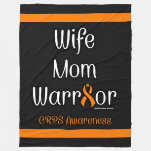 Couverture Polaire Femme Maman Warrior...CRPS