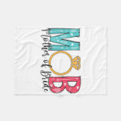 Couverture Polaire Femme mère de la mariée Mob Mog Enterrement de vie (Devant (Horizontal))