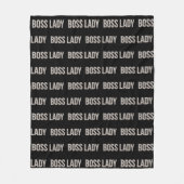 Couverture Polaire Femme Patronne (Devant)