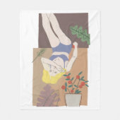 Couverture Polaire Femme qui ment (Devant)