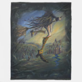 Couverture Polaire Femme Sorcière (Devant)