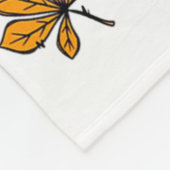 Couverture Polaire Femme Thanksgiving Messy Bun Cheveux Fall Mama (Coin)