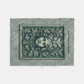 Couverture Polaire Femme verte - Pierre (Devant (Horizontal))