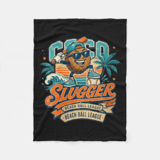 Couverture Polaire Femmes Coco Slugger Baseball Rétro Coco Sports