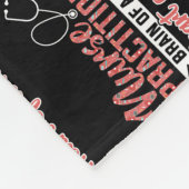 Couverture Polaire Femmes Infirmière praticienne Cerveau d'un médecin (Coin)