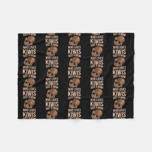 Couverture Polaire Femmes Juste une mère qui aime kiwis Citer pour un