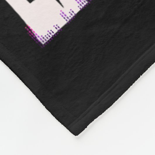 Couverture Polaire Femme's mignonne Punk Rocking Bunny Hopping Rabbit (Coin)