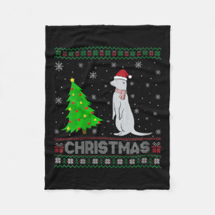 Couverture Polaire FEMMES Mongouste Xmas Arbre Éclairage Noël laid