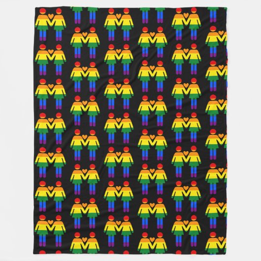 Couverture Polaire Femmes Rainbow (Devant)