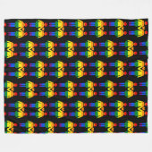 Couverture Polaire Femmes Rainbow (Devant (Horizontal))