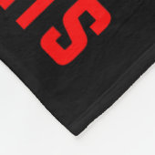 Couverture Polaire Femmes Red Little Soeur Sensibilisation aux maladi (Coin)