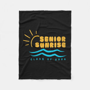 Couverture Polaire Femmes Vintage Senior Sunrise 2026 Aînés De Cl G