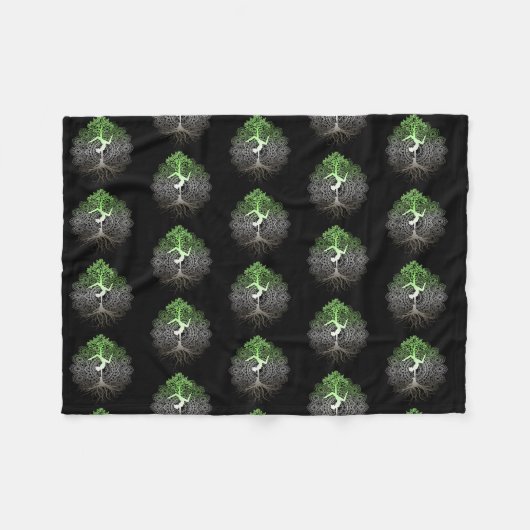 Couverture Polaire Femmes Yoga Namaste Femmes Méditation Chakra Femme (Devant (Horizontal))