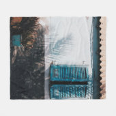 COUVERTURE POLAIRE FENÊTRES OUVERTES BLEUES (Devant (Horizontal))