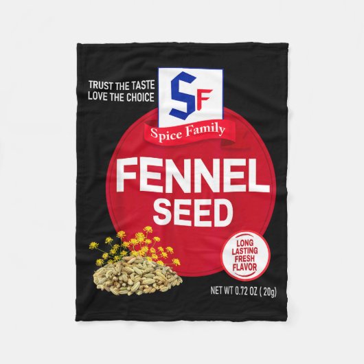 Couverture Polaire Fennel Seed Halloween Sce Costume Group Matching  (Devant)