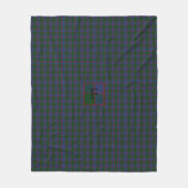 Couverture Polaire FERGUSON Motif TARTAN Monogram BLANKET F (Devant)