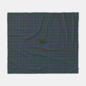 Couverture Polaire FERGUSON Motif TARTAN Monogram BLANKET F (Devant (Horizontal))