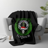 Couverture Polaire Ferguson Scottish Clan Crest