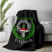 Couverture Polaire Ferguson Scottish Clan Crest