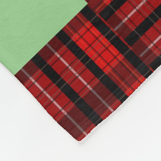 Couverture Polaire Ferme de Noël familiale personnalisée 2.0 (Coin)