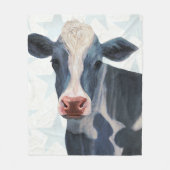 Couverture Polaire Ferme patriotique - Vache (Devant)