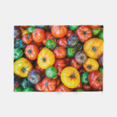 Couverture Polaire Fermes | Récolte colorée de tomates (Devant (Horizontal))