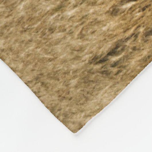 Couverture Polaire Fermes | Vielle grange rouge en champ de blé (Coin)