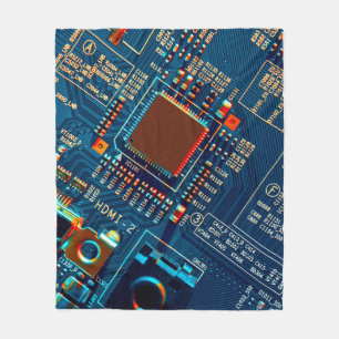 Couverture Polaire Fermeture de la carte de circuits électroniques. é