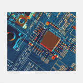 Couverture Polaire Fermeture de la carte de circuits électroniques. é (Devant (Horizontal))