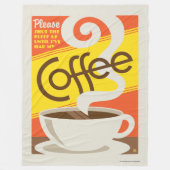 Couverture Polaire Fermez le café (Devant)