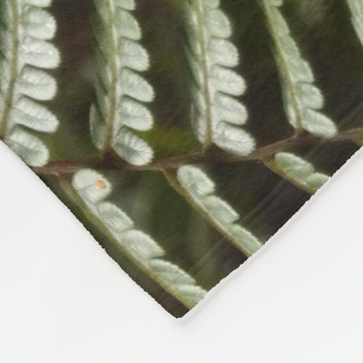 Couverture Polaire Fern Fronds II Dark Green Nature (Coin)