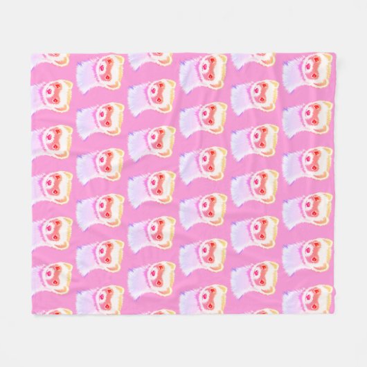 Couverture Polaire Ferret Sassy En Arc-En-Ciel Fille (Devant (Horizontal))