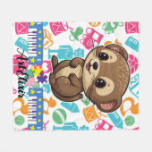 Couverture Polaire Ferret Toys Imprimer (Devant (Horizontal))
